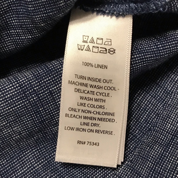 Sigrid Olsen 100% Linen Blouse - Picture 11 of 12